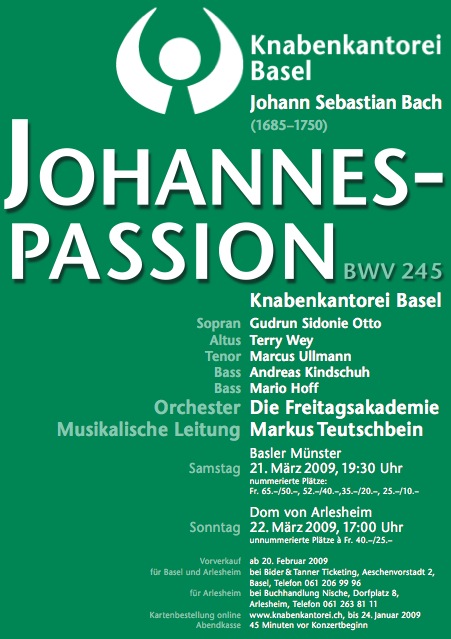 090322 Johannespassion